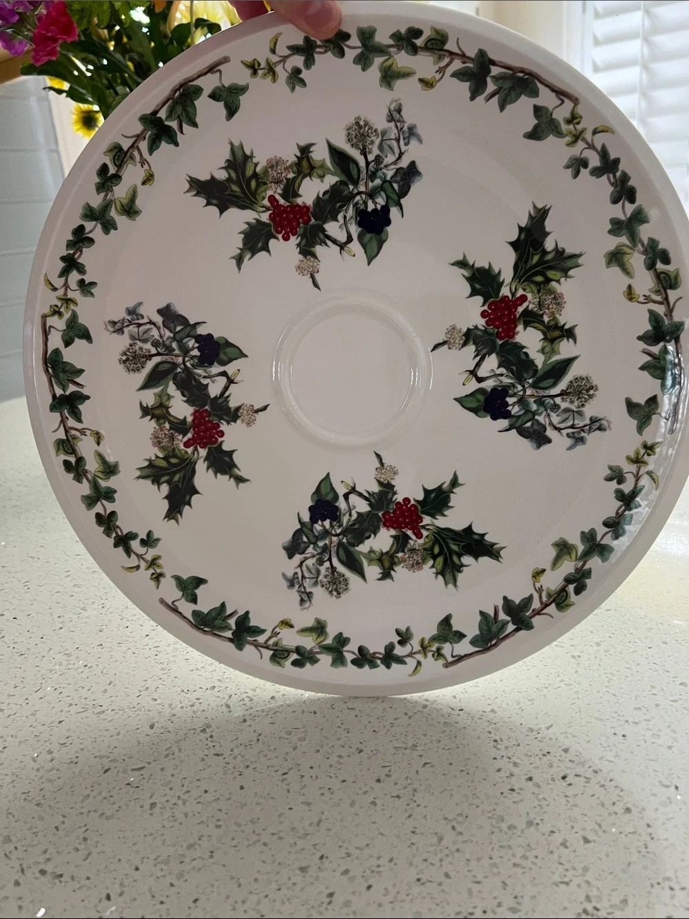 Portmeirion The Holly & The Ivy Festive Chip Plate